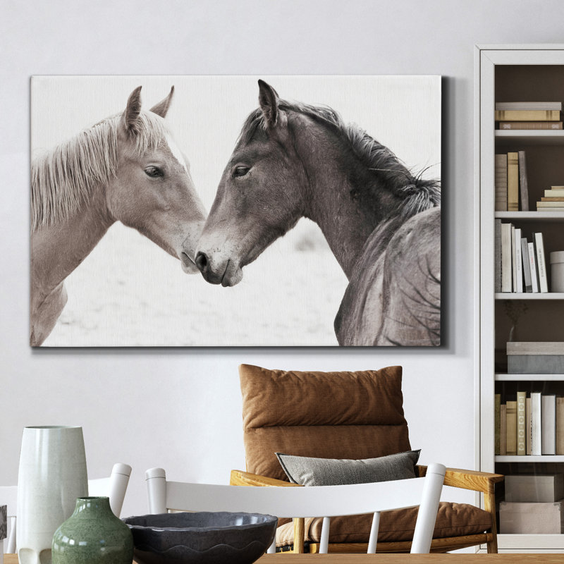 «Gentle Herd», reproduction de photo sur toile tendue, H 18 po x l 12 po x P 1 po