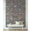  Tapis bleu sarcelle à tissage plat Asha Liana-72950129