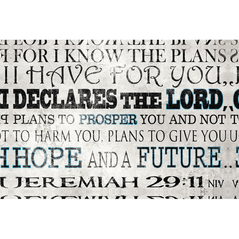 Hope And Future - Wrapped Canvas Print, 30cm H x 46cm W x 3.8cm D