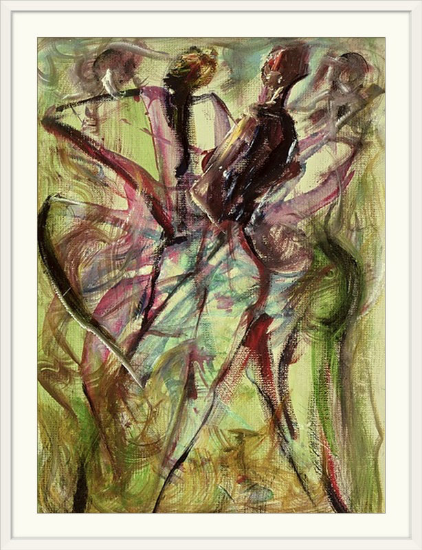 «Windy Day» par Ikahl Beckford, reproduction d'art, H 24 po x l 17 po x 1,5 po, Toile