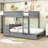Kaleis Bunk Bed With Storage Drawers, Outlets, USB Ports And Safety Guardrails-1282397674-1282397673