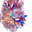 Couronne en maille 16 po God Bless Patriotic Deco
