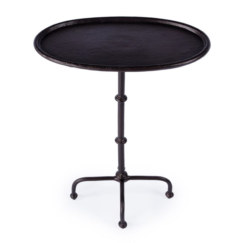 Table d'appoint extérieure ovale L 19,75 po x l 12 po