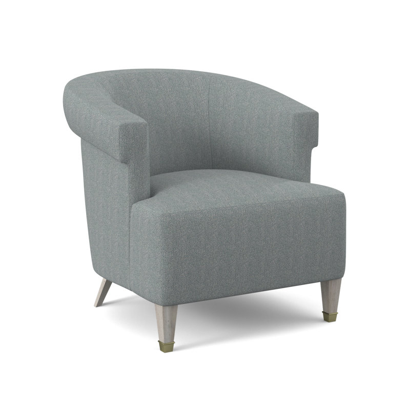 Fauteuil large de 30,5 po Madame, Cyan Maya, Bisque