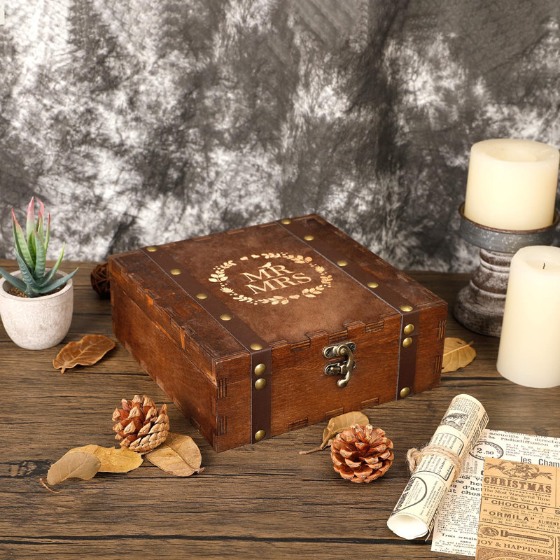 Small Decorative Box with Lid Set of 2