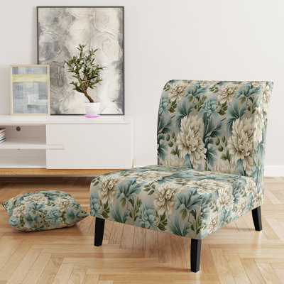 Fauteuil de chambre traditionnel rembourré Petal Symphony