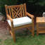 Zion Outdoor Teak Dining Armchair
