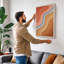 Flowing Horizon Minimalist - Wrapped Canvas-1847934155-1847934199