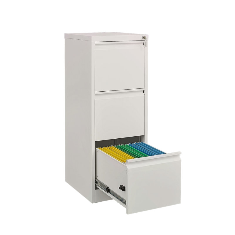 3 Drawer File Cabinet With Lock,two Drawer Filing Cabinet,vertical Metal File Cabinet For Home Office Organizer Storage Cabinet Fit Letter/a4/legal Size File
