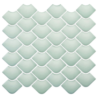 Scala Nami 2 po x 3 po Carrelage mosaïque mural en verre satiné