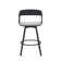 Lynnox Swivel Counter or Bar Height Upholstered Stool with Arms