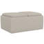 Repose-pieds de rangement beige