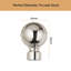 Extendable Plain Metal Curtain Pole And Hardware Set with Finials-1573254065-1573254067