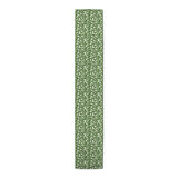 Circle Vine Pattern Black 5 Table Runner