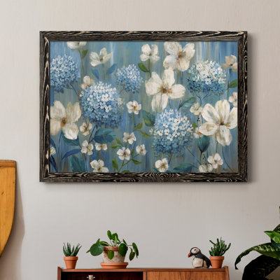 «Très Berry Blues», reproduction d'art sur toile encadrée
