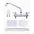 Brass Deck Mount Commercial Kitchen Sink Faucet With 12" Swivel Spout(Supply Lines Included)