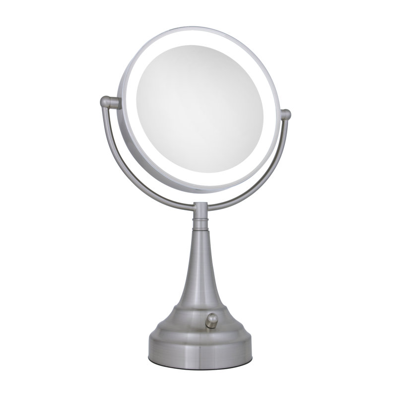 Treyvon Round Freestanding Mirror