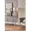 Dayana 130cm Nickel Traditional Floor Lamp