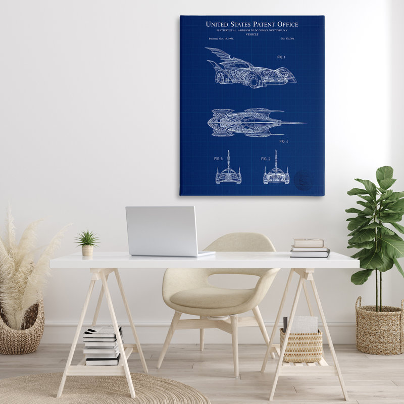 "Personnage de voiture" par Karl Hronek, H 48 po x l 36 po