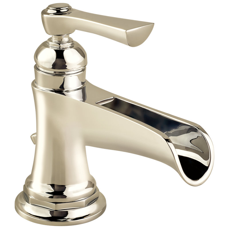 Rook® Single Hole Bathroom Faucet with Drain Assembly, Polished Nickel, 1.5 GPM