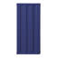 Coffre cargo bleu, armoire de rangement métallique avec porte simple de style conteneur