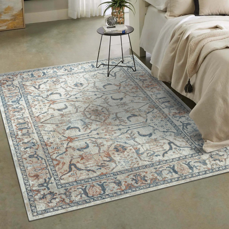 Wicksham Floral Indoor Rug, Rectangle 8' x 10'