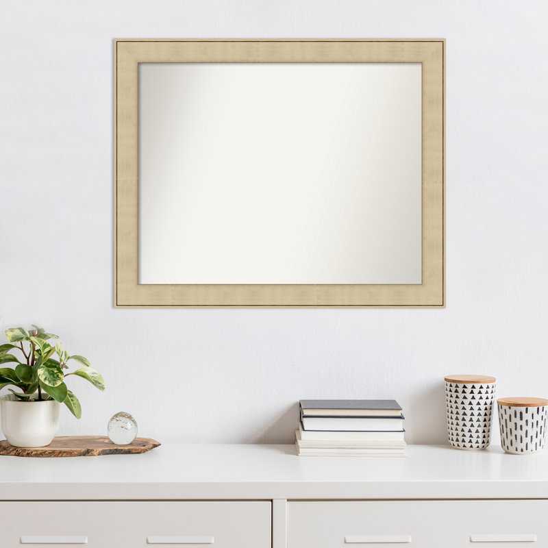 Wall Mirror, 26" H x 32" W