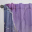 Mauve et bleu liquide fuchia Art II - Rideau moderne - Velours obscurcissant - 1 panneau