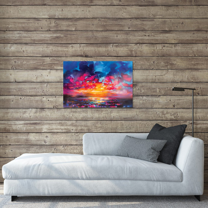 «Liquid Light V» par Scott Naismith - impression non encadrée, H 24 po x l 32 po x P 0,25 po