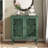 Accent Cabinet, 2-Door Display Storage Cabinet, Sideboard With Adjustable Shelf And Solid Wood Legs-460621528