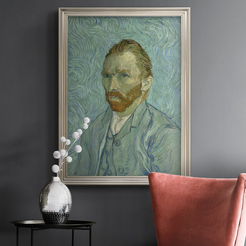 Autoportrait Van Gogh - reproduction de photo sur toile, H 27 po x l 18 po x P 2,5 po