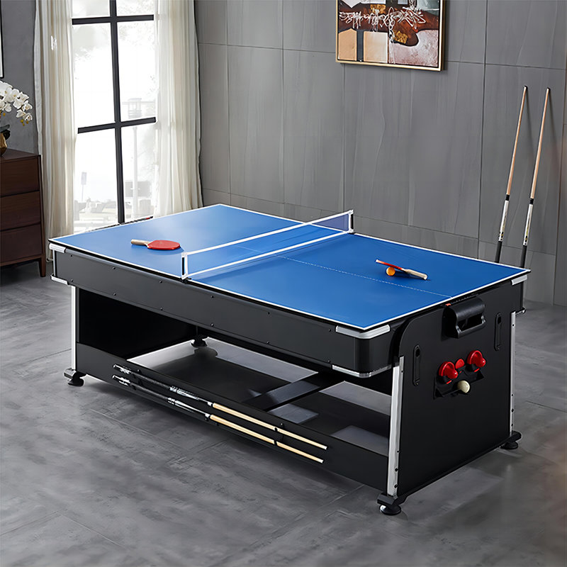 83.86'' L 3 Game Rotating Multi Game Table
