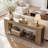 70.87" Wide Console Table with Open Shelving