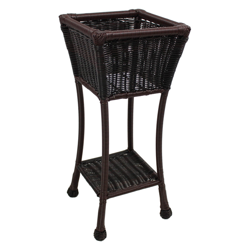 Arved Plant Stand, Antique Pecan