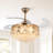 Dreux Crystal Ceiling Fan Indoor with Light Remote Control Modern-1993336735-1973443667