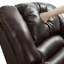 Fauteuil inclinable manuel standard de 40,9 po de large et surdimensionné en similicuir avec garniture cloutée (ensemble de 4)-542093996