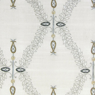 White Hall Silk Fabric