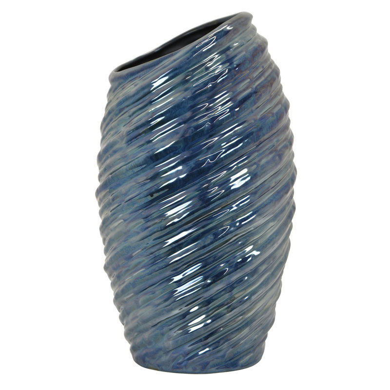 Vase Avery, Bleu