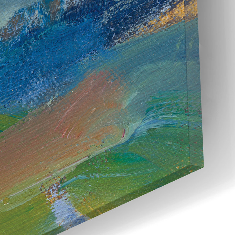 «Storm II» par Silvia Vassileva, art mural en verre acrylique, H 12 po x l 12 po x P 0,13 po
