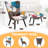 Kohlson Tufted Quilted  Wingback Chair and Ottoman-1992808889