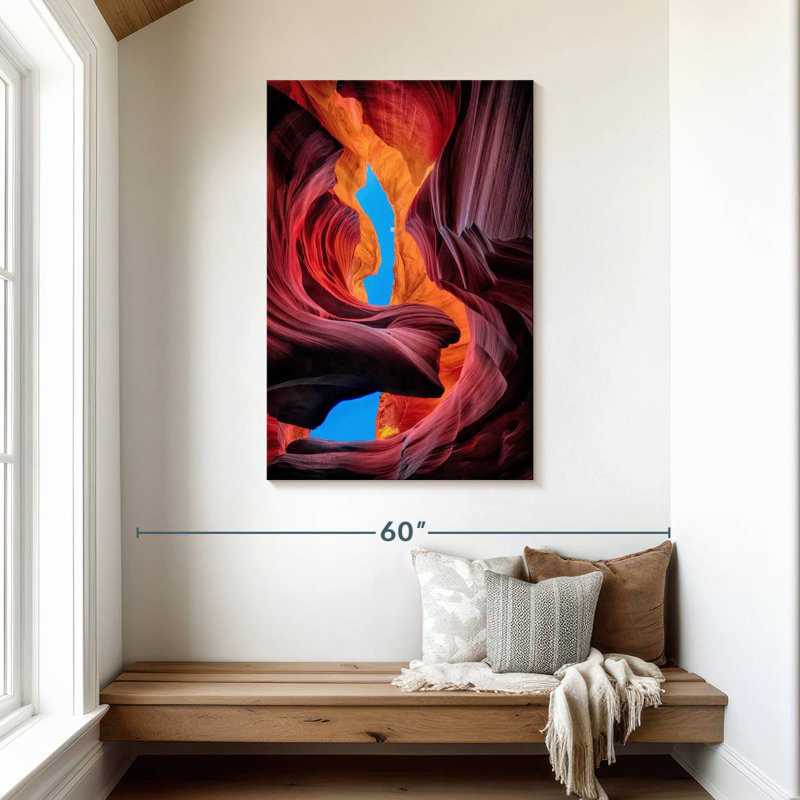 Alvord Scarlet Sandstone Canyon, 45" H x 30" W