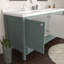 Meuble-lavabo double autoportant 71 po avec plateau en marbre d'ingénierie Efstathios-1422191689