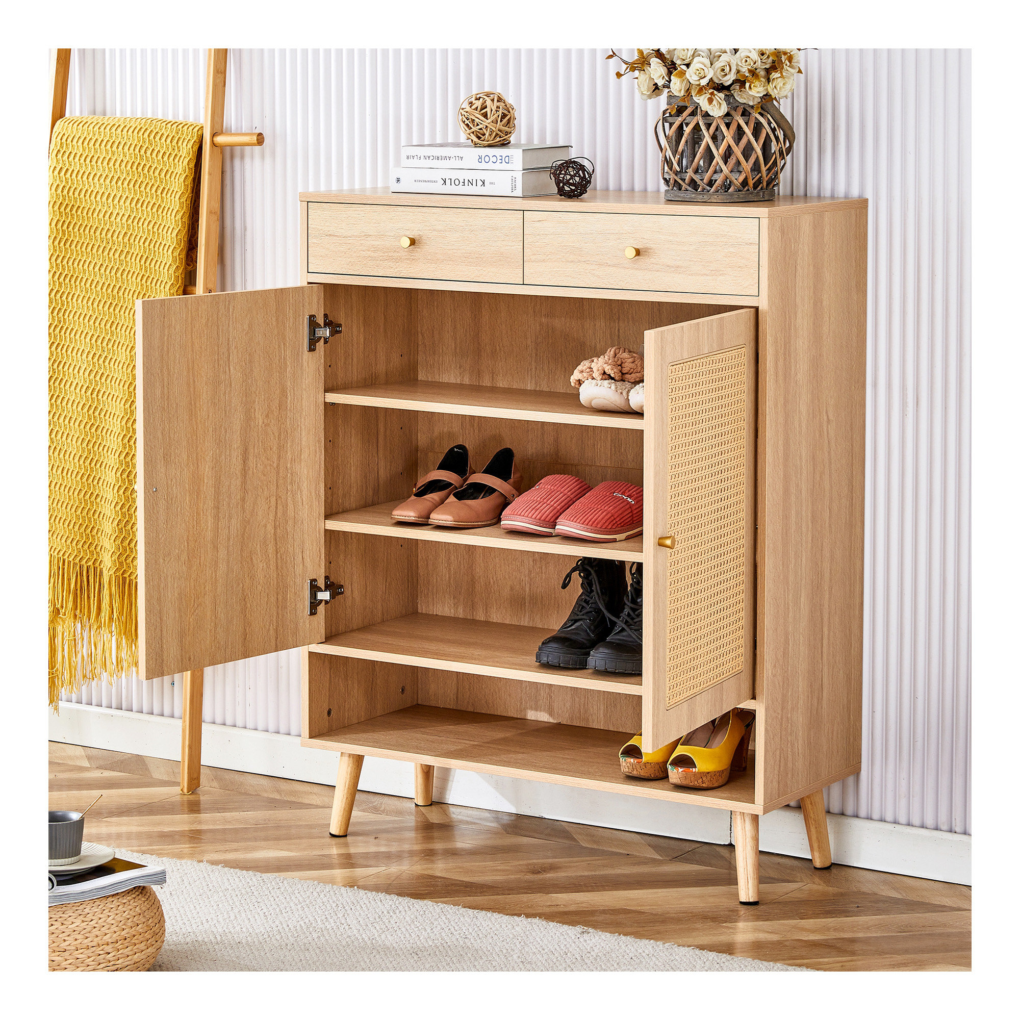 Wayfair Corrigan Studio Shoe Cabinet Corrigan Studio® Multi