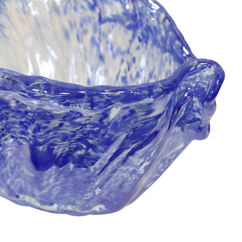 Bol Dea - bleu graniglia transparent, H 5 po x l 10,5 po x P 7,5 po