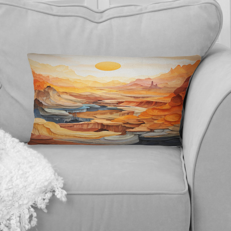 Coussin Bold Landscape Canyon Desert II - Canyon