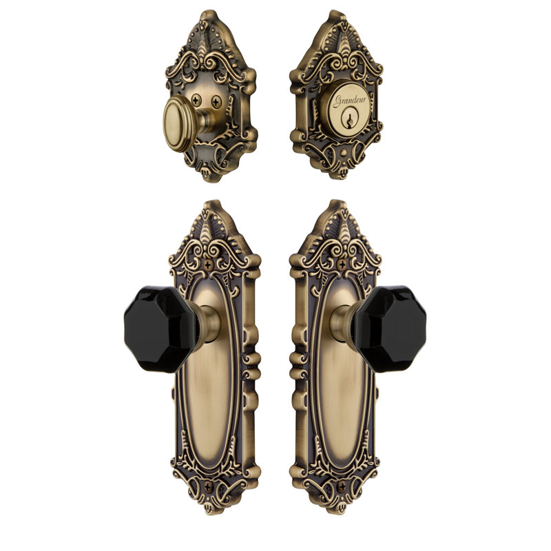 Ensemble de vestibule Grande Victorian, Laiton rétro, 2-3/4"