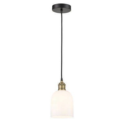 Edison Anacaren 1 Light 6" Cord Hung Pendant-616-G558