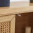 Mid Century Modern Rattan Sideboard with Pop-Up Doors – Natural-168767440