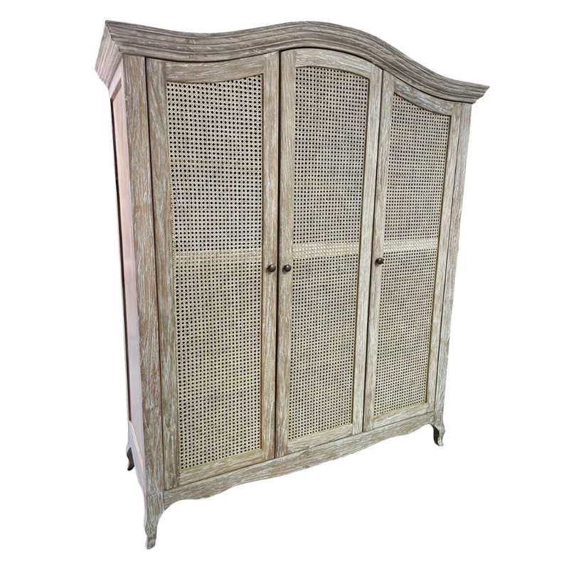 Santo 3 Door Solid Wood Wardrobe