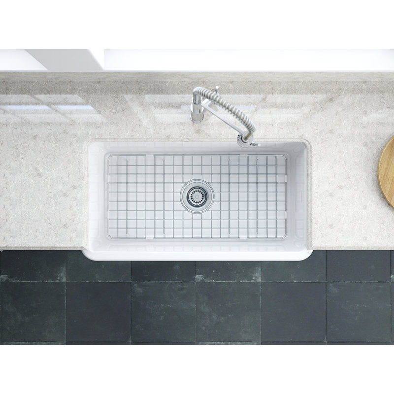 Modern Stainless Steel Sink Grid with Bumpers
